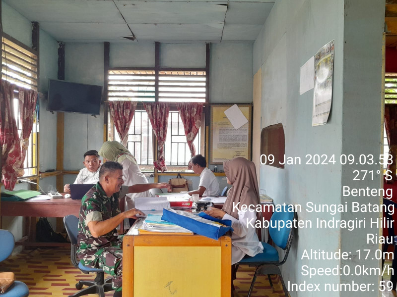 Sinergitas Koramil 07/Reteh dan Warga Terhadap Pelaksanaan Puanter