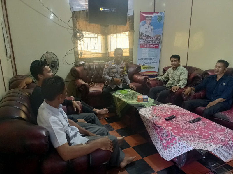 Bhabinkamtibmas Desa Sungai Iliran Sosialisasi Bahaya Narkoba