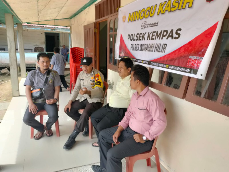 Minggu Kasih Bersama Polsek Kempas, Ciptakan Kamtibmas yang Aman dan Kondusif