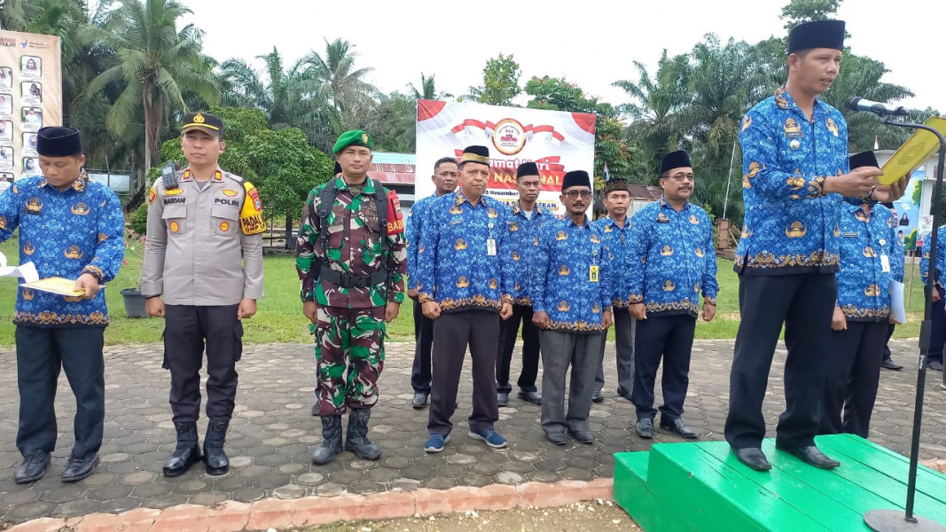 Babinsa Koramil 03/Tpl Hadiri Upacara Peringatan HUT Korpri Ke-53