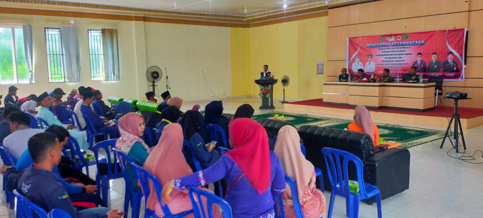 BPBD Road Show Pembekalan Pencegahan Karhutla Ke Mahasiswa KKN di Kec Bukit batu