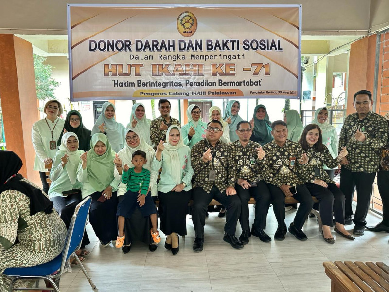 HUT ke-71, IKAHI Pelalawan Gelar Donor Darah dan Bakti Sosial HUT ke-71, IKAHI Pelalawan Gelar Donor Darah dan Bakti Sosial