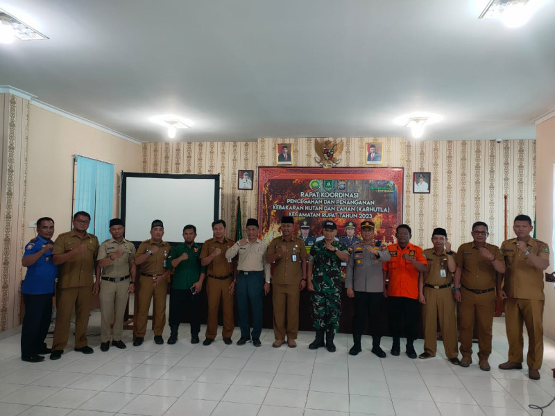 Kalaksa BPBD Bengkalis Hadiri Rapat Koordinasi Pencegahan Dan Penangulangan Karhutla