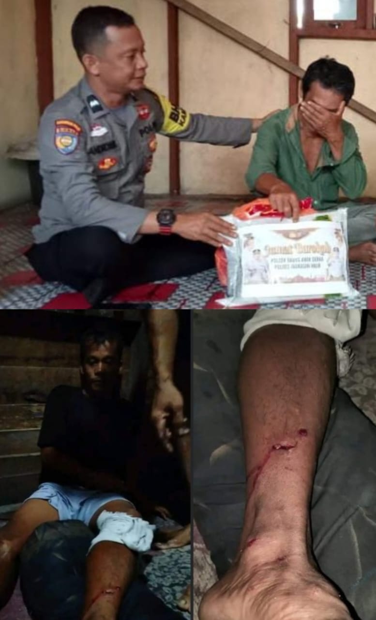 Ini yang Membuat Warga Menangis Terharu Ketika Polisi Datang Ke Rumah Salah Satu Warga