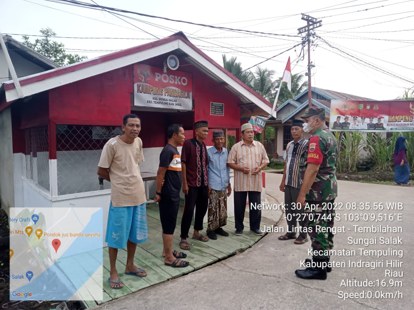 Komsos dengan Tomas Dan Toda, Babinsa 03/Tempuling: Jelang Lebaran Jaga Kamtibmas