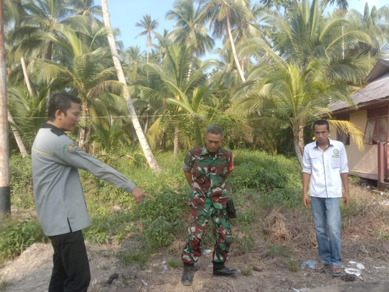 Masuk Musim Kemarau, Babinsa Koramil 04/Kuindra Mewaspadai Karhutla