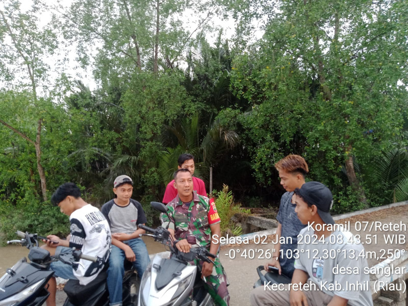 Koramil 07/Reteh Kembali Himbau Agar Menghindari Narkoba dan Judi Online