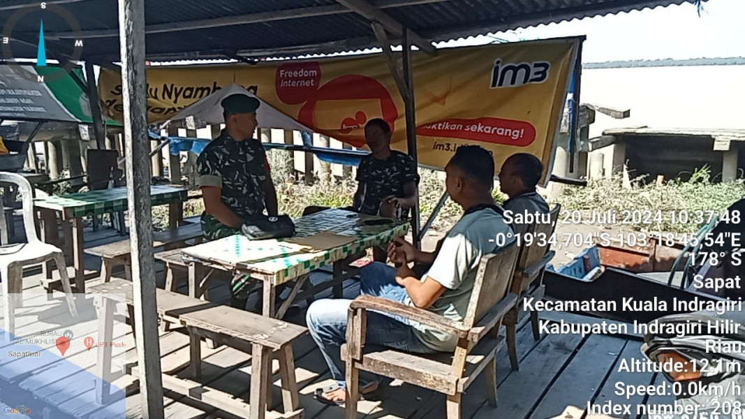 Wujudkan Kesatuan, Babinsa Kopda Andre Danu. S Harap Tanamkan Nilai-nilai Pancasila Melalui Komsos