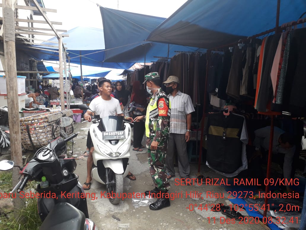 Sertu Syamsurizal Kembali Lakukan Penegakan Protkes, Ini Pesannya