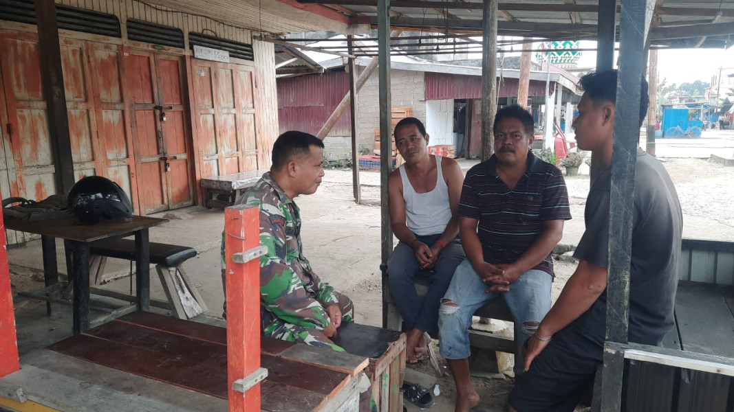 Ciptakan Komunikasi Yang Baik, Babinsa 03/Tpl Serma Damrianto Rutin Melaksanakan Komsos Bersama Warga Binaan