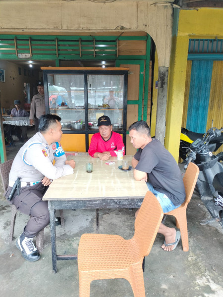 Wujudkan Situasi Kamtibmas Aman dan Kondusif Jelang Pemilu 2024 Aiptu Dolar Pasaribu, SH Melaksanakan Kegiatan Cooling System