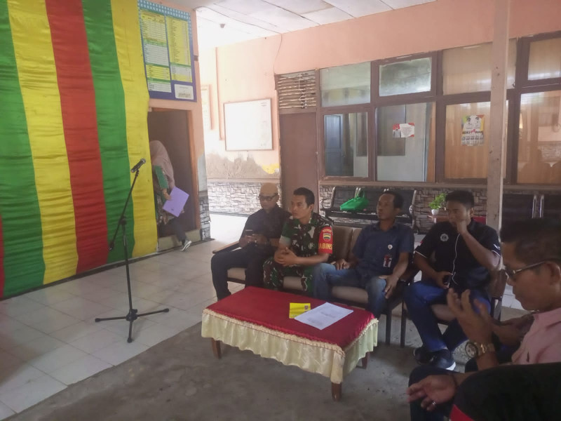 Danramil 04/Kuindra Dampingi Rapat Pleno Terbuka