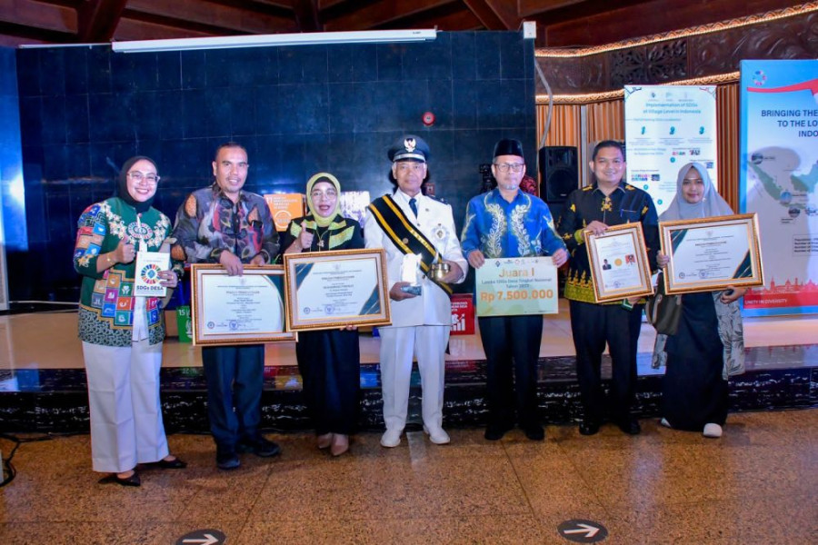 Desa Tanah Merah Kabupaten Kampar, Raih Juara Pertama Lomba SDGs Tingkat Nasional Tahun 2023