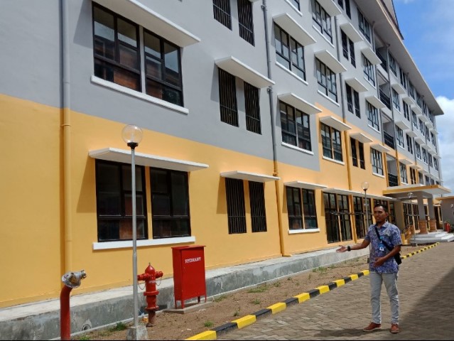 Dibangun dari Dana APBN, Rusunawa di Tembilahan Sudah Bisa di Tempati 