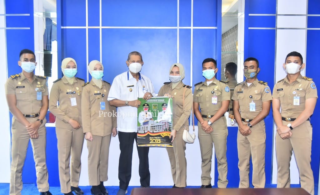 Syamsuddin Uti Sambut Kunjungan Praja IPDN Asli Inhil