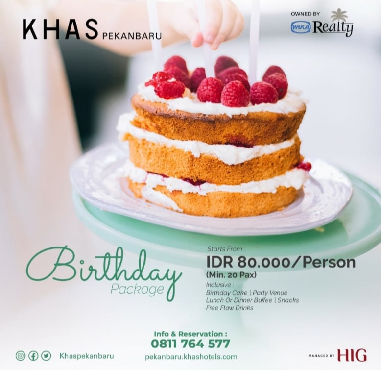 Paket Kece, Khas Hotel Pekanbaru Menyediakan Birthday Package