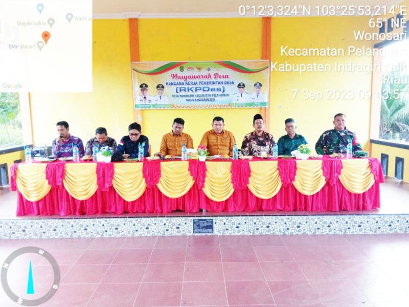 Wujudkan Pembangunan Desa, Babinsa Serda Erik Arianto Hadiri Musyawarah Penyusunan RKP Desa Wonosari