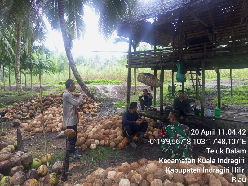 Berikan Wawasan Luas Kepada Anak-Anak Binaan Oleh Babinsa Koramil 04/Kuindra