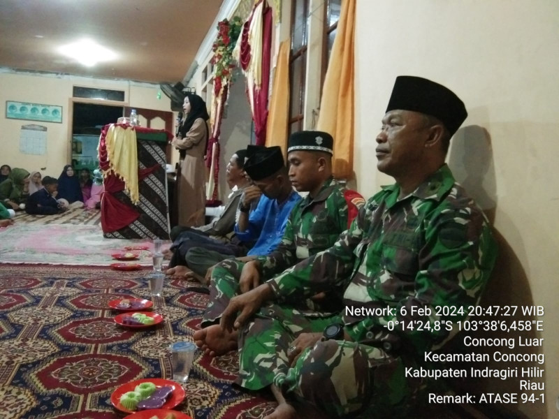 Danpos Concong Pelda Sri Wahyono Hadiri Peringatan Isra Mi'raj Nabi Muhammad SAW