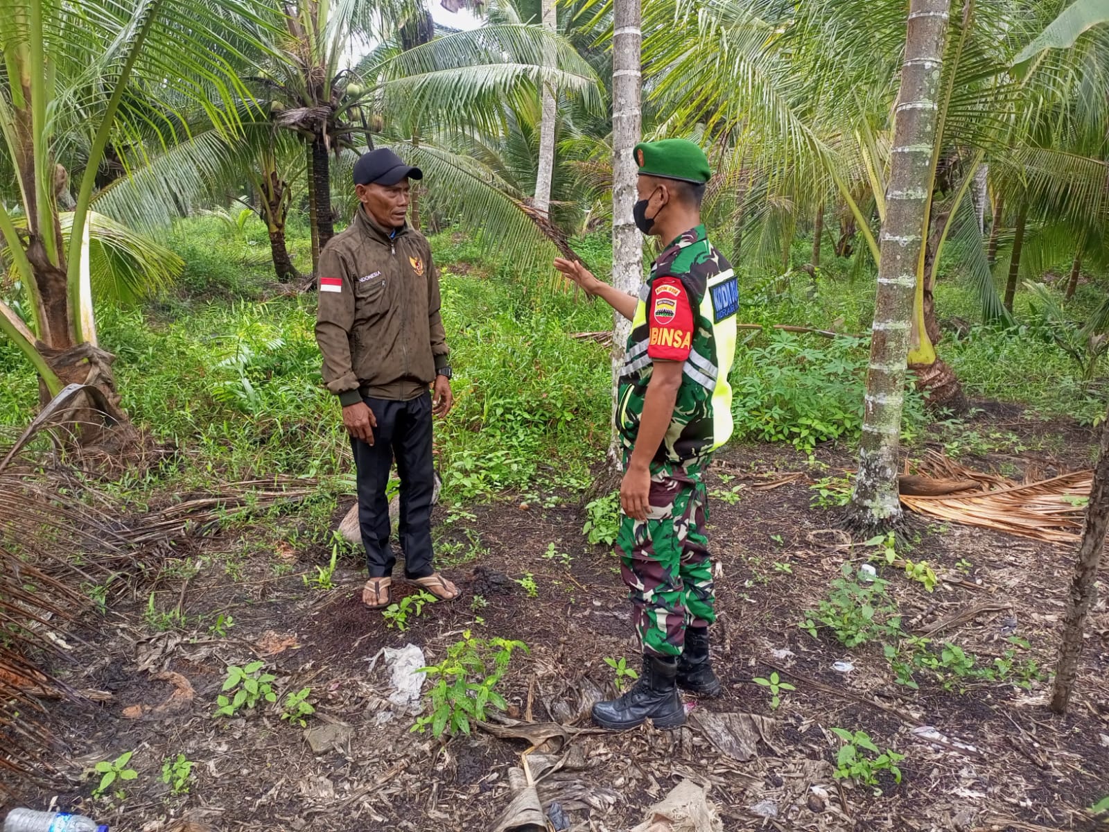 Babinsa Koramil 04/Kuindra Giat Lakukan Kegiatan Patroli Karlahut