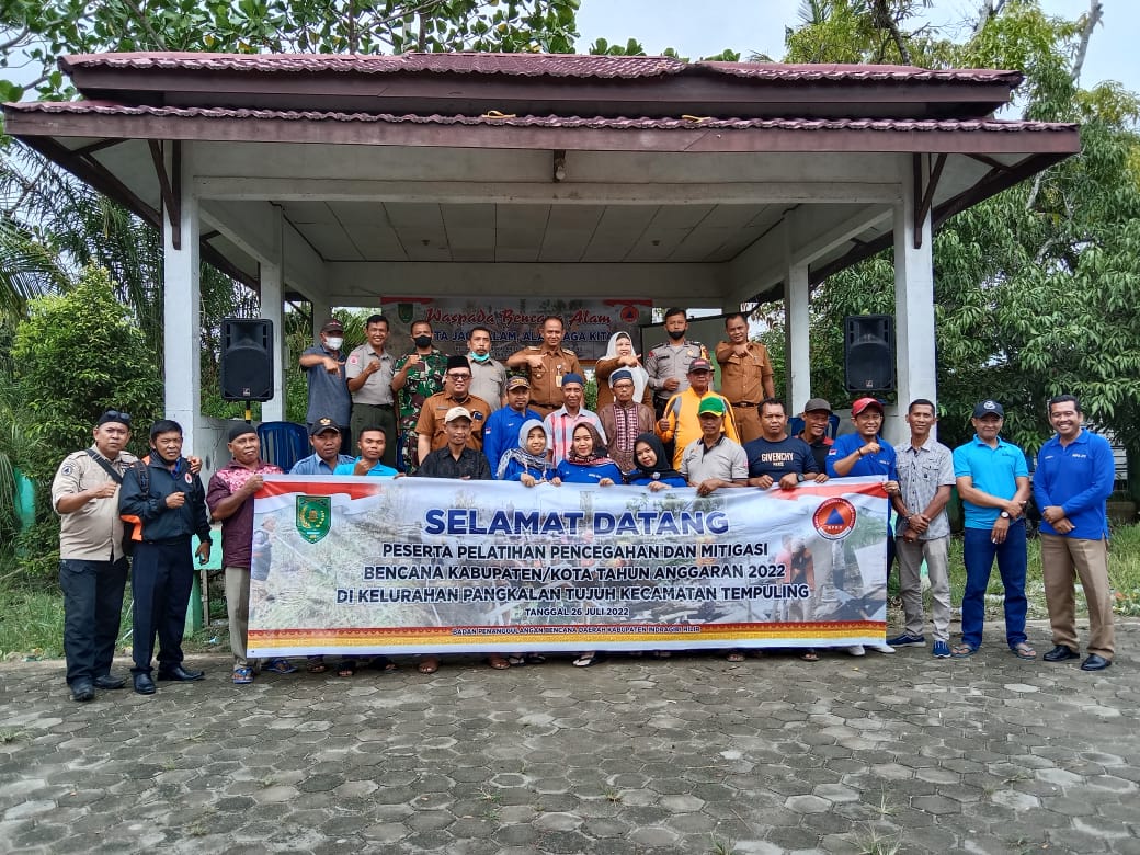 Babinsa 03/Tempuling Hadiri Pelatihan Pencegahan dan Mitigasi Bencana