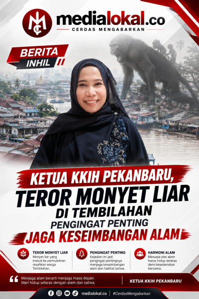 Ketua KKIH Pekanbaru: Teror Monyet Liar di Inhil Pengingat Penting Jaga Keseimbangan Alam