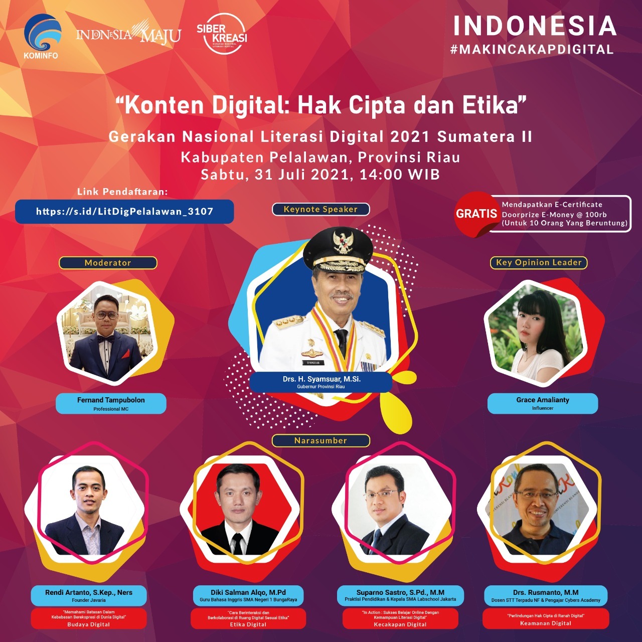 Webinar di Pelalawan, Konten Digital: Hak Cipta dan Etika  Webinar di Pelalawan, Konten Digital: Hak Cipta dan Etika
