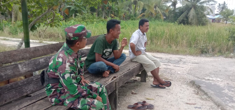 Melalui Pengawasan SDM, Babinsa Serka Maihasan Terus Pantau Situasi di Binaan