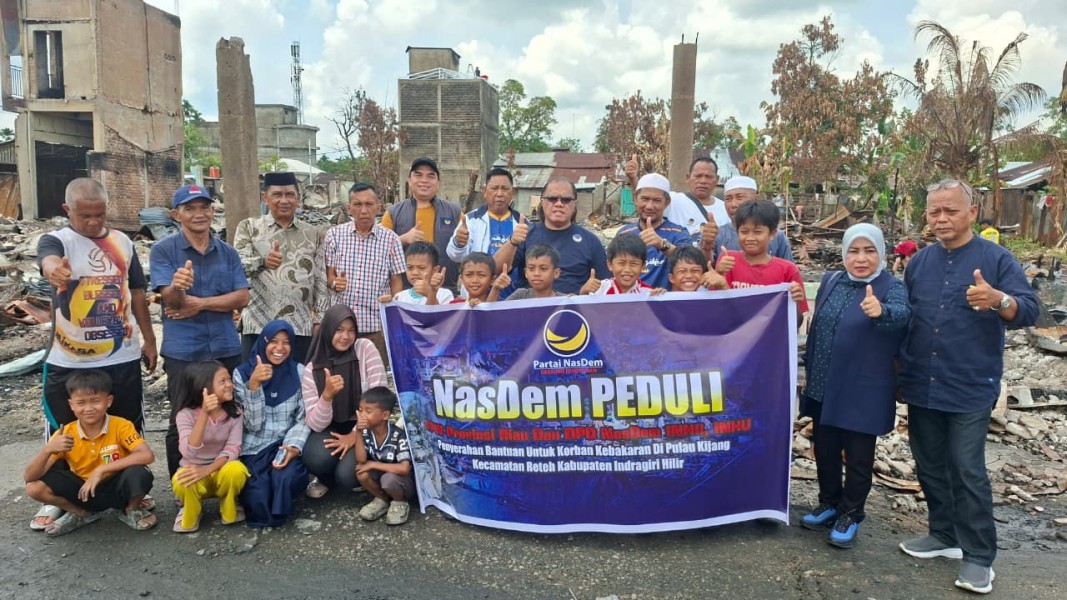 Tak Biarkan Pulau Kijang Menangis Sendiri, NasDem Riau Hadir dengan Kepedulian Nyata