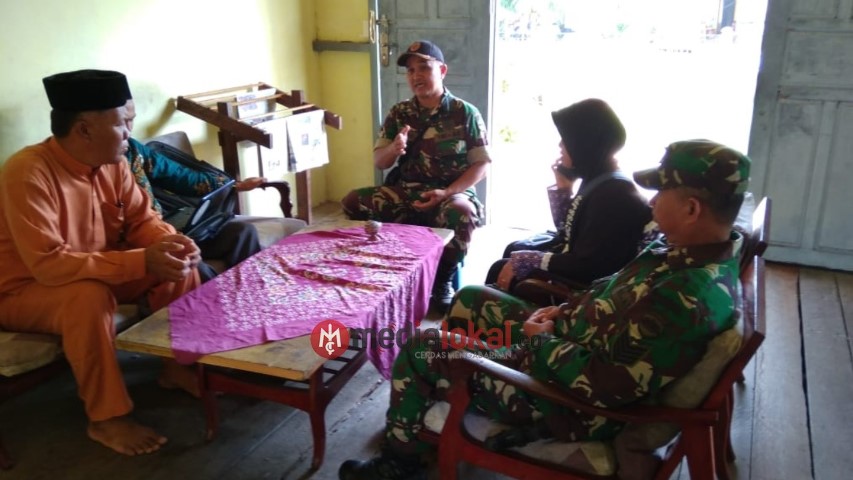 Danramil 08/Mandah Bahas Kenakalan Remaja dengan Kepala MAN 1 Mandah. 