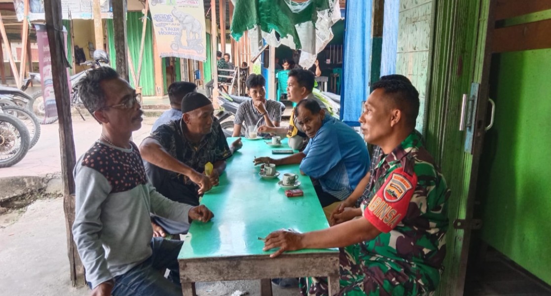 Bhabinsa Koramil 05/Gas Berkomitmen untuk Meningkatkan Hubungan dengan Warga Binaan