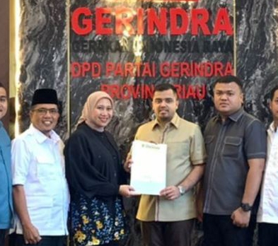 Pilkada Inhu 2024, Partai Gerindra Resmi Usung Pasangan Rezita-Suhardi