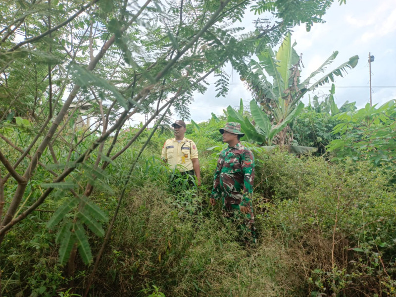 Antisipasi Karhutla, Bhabinsa 05/Gas Kopda Chandra Manto Lakukan Patroli