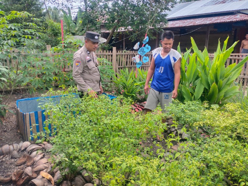 Sinergi Polsek Keritang dan Petani Lintas Utara, Kokohkan Ketahanan Pangan Desa