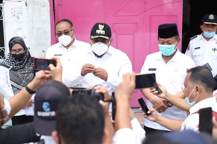 Monitoring Trotoar Jalan Sudirman, HM Syahrial: Pemkot Tanjungbalai Segera Akan Benahi