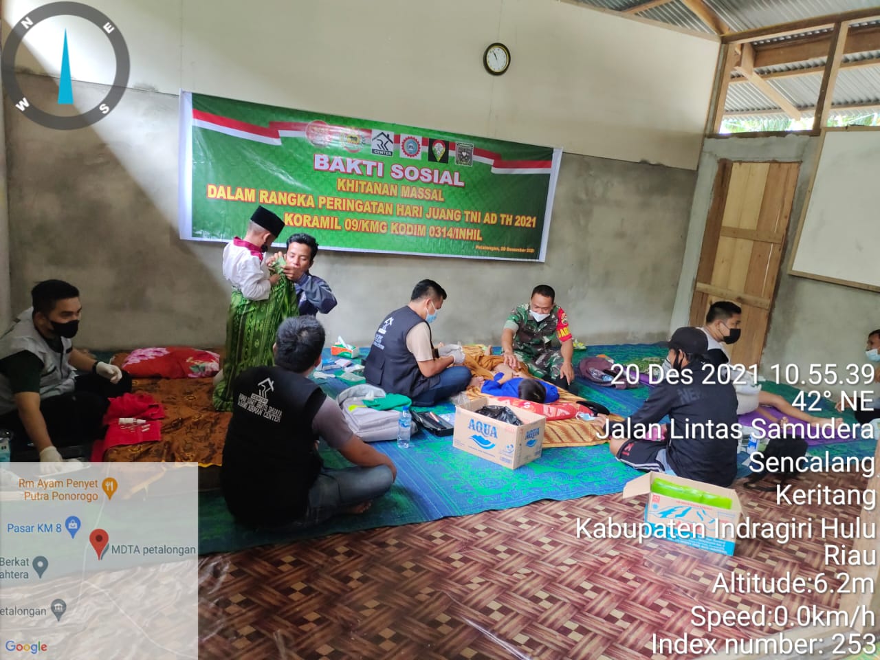 Hari Juang TNI AD, Koramil 09/Kemuning Gelar Khitanan Massal