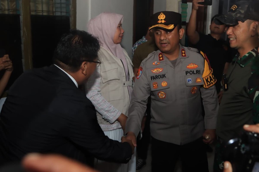 Kapolres Inhil Bersama Forkopimda Laksanakan Patroli Bersama Pengamanan Natal 2025 dan Tahun Baru 2026