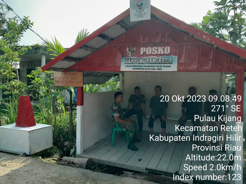 Koramil 07/Reteh Berikan Arahan dan Pemahaman Untuk Terus Menjaga Ketertiban dan Keamanan Lingkungan