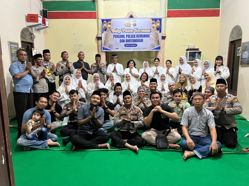 Tingkatkan Soliditas di Internal,  Polsek Kemuning Gelar Buka Puasa Bersama
