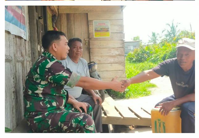 Sertu Bendri Jaga Tali Silaturrahmi Bersama Tomas dan Warga Binaan