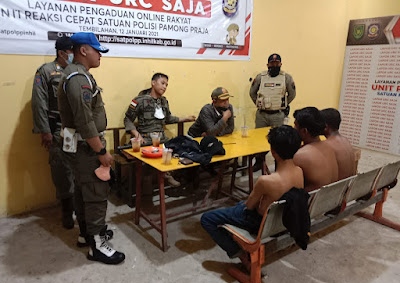 3 Pemuda ini Diamankan Tim URC Satpol PP Inhil Bawa Pil Dextro