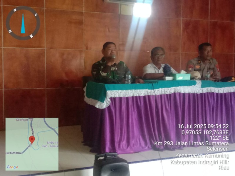 Hari Anak Nasional: Koramil 09/Kemuning dan Polsek Kemuning Bersinergi