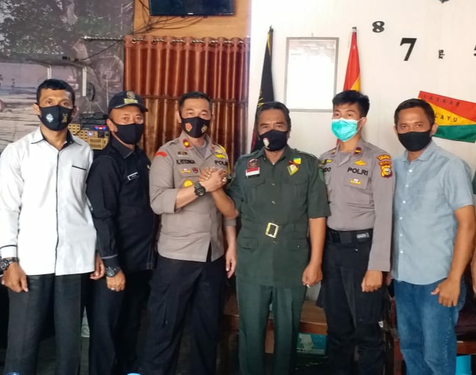 Pererat Silahturrahmi, Wakapolres Inhil Kunjungi DPD LMR Inhil 