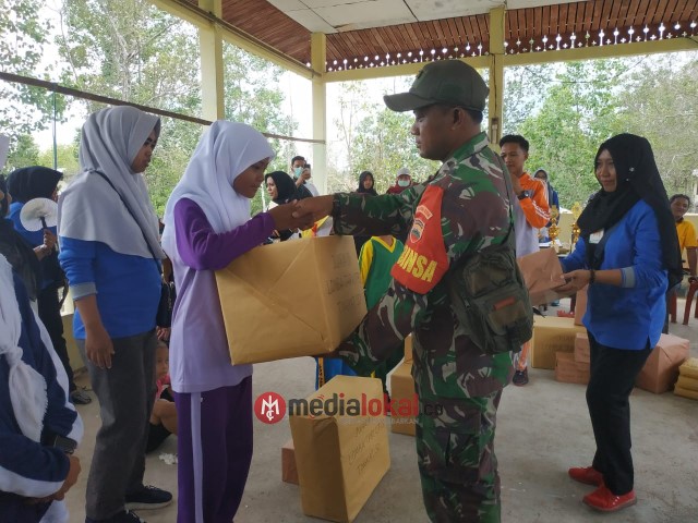 Sertu P Siregar Hadiri Lomba dalam Rangka Peringatan HKN ke-55 di UPT Puskesmas Kuala Enok