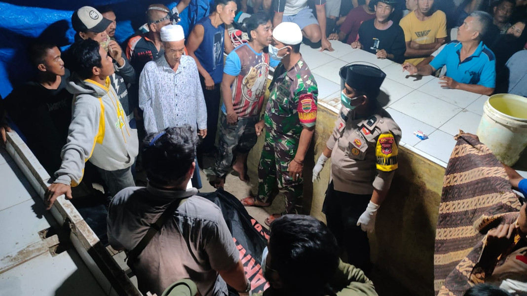 Penemuan Mayat Salah Satu Warga Desa Sanglar Akibat di Sambar Petir