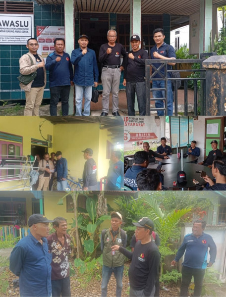 Kawal Hak Pilih, Bawaslu Kabupaten Indragiri Hilir Turun Lakukan Uji Petik Di Kecamatan Gaung Anak Serka