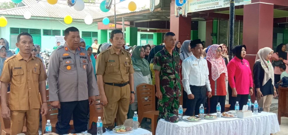 TNI Dukung Kegiatan Kesehatan di Masyarakat di Wilayah Koramil 07/Reteh