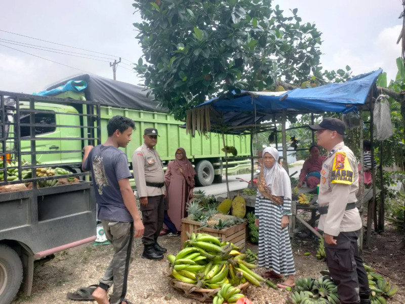 Polsek Kempas Ingatkan Warga, Tolak Politik Uang Jelang Hari Pencoblosan