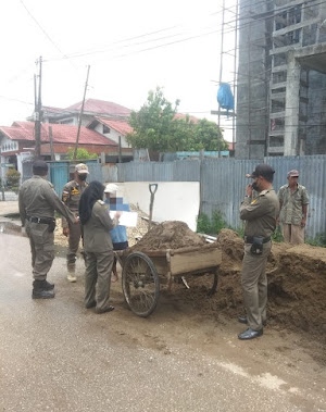 Demi Menciptakan Tatanan Kota Yang Bersih, Satpol PP Inhil Laksanakan Patroli Rutin
