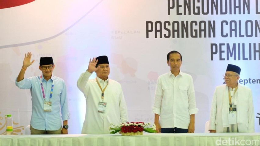 Dana Awal Kampanye: Jokowi-Maruf Rp 11,5 M, Prabowo-Sandi Rp 2 M